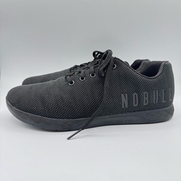 Nobull Outwork Black Lace-Up Trainer Sneakers Men’s Size 12.5 Women’s Size 14 main image 8